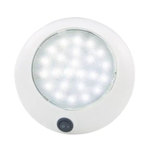 BOAT CABIN LIGHT- PC  material - 4.4 Watt - 12 volts - 125mm - Color White - WK-CL4-CW - AZLED